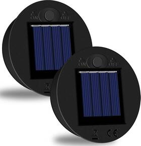 Top-005 Helesin 2 Pack Solar Light Replacement Top 8 Lumens Inserts