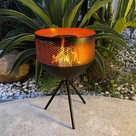 Herjiatk 772467350645 Outdoor Solar Lantern Torch Lights With Flickering Flame Waterproof Metal Led