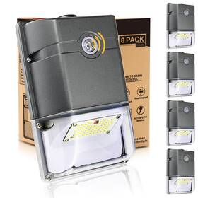 Mwp35pp Hibay -mwp35pp 4-pack 35w Dusk To Dawn Led Wall Pack Lights Ip65 Outdoor Porch Light F