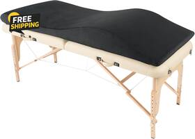 Hikeren 445015784799 Massage Table Topper Curved Lash Bed Foam Cushion Beauty Salon With Remova