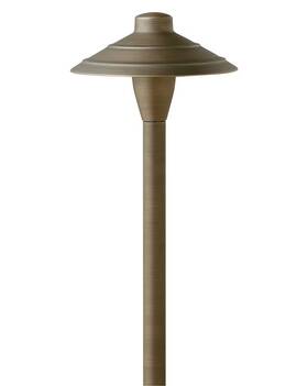 16004mz-ll Hinkley Hardy Island 7 Inch Pathway Light In Matte Bronze