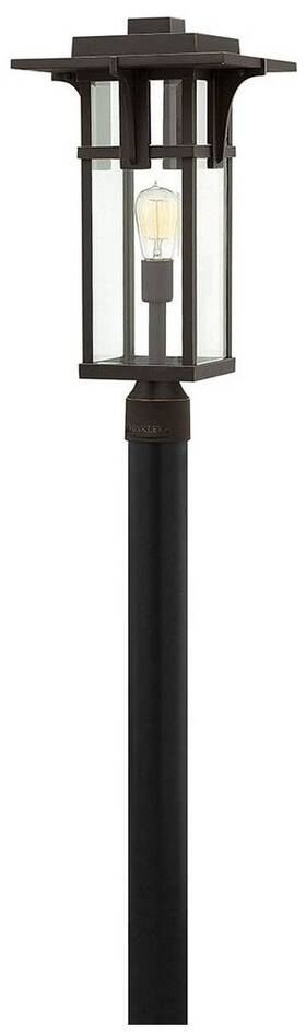 Hinkley 640665232103 Manhattan 21 1/2 Inch High Bronze Outdoor Post Light