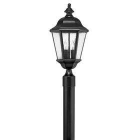 1671bk-ll Hinkley Lighting - Three Light Post Top/ Pier Mount Outdoor Edgewater 3