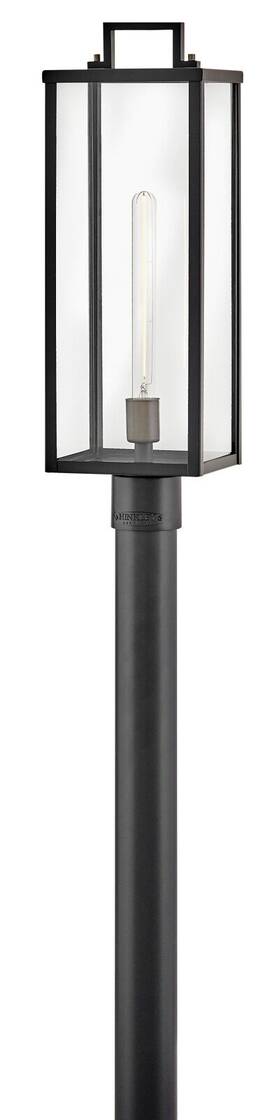 23011bk Hinkley Lighting 23011 Catalina 24 Inch Tall Post Light - Black