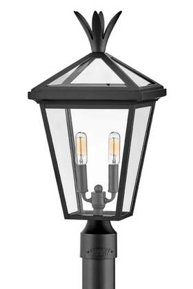 26091bk Hinkley Lighting 26091 Palma 2 Light 22 Inch Tall Post - Black