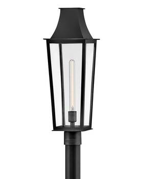28891bk Hinkley Lighting 28891 Georgetown 26 Inch Tall Post Light - Black