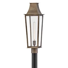 28891bu Hinkley Lighting Georgetown 1lt 9 Inch Outdoor Post Top Lantern Bronze -