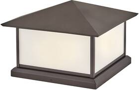 28987tr-lv Hinkley Lighting 28987-lv Walter 2 Light 11 Inch Tall Led Post - Textured Oil
