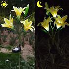 Hld389r Outdoor Path Lights Solar Easter Lily Led Flower Light Powered
