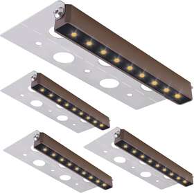 Hnrloy 445043241202 7 Inch Outdoor Step Lights Hardscape Paver 2.5w 2700k Warm White Retaini