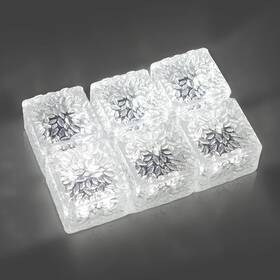 Hoflyw 445041622676 6 Pack Solar Brick Lights Landscape Path Light Garden Decoration Yard Pav