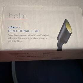 Daxs7-6led-wf-fb Holm Daxis-7 Directional Light Flat Black Led 6 Lights Ul Rohs Light00008