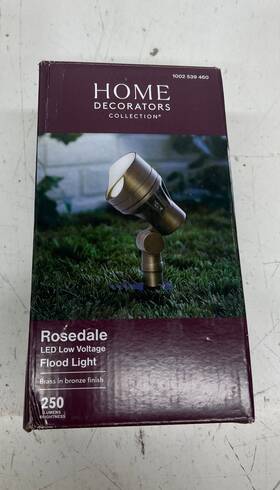 Home Decorators Collection 810139460121 Rosedale 7w Low Voltage Led 2700k Outdoor Landscape Flood Light