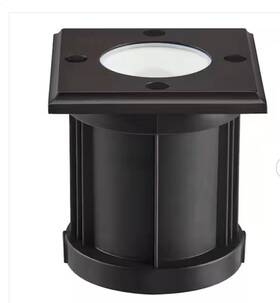Izc5401lx-01 Home Decorators Collection Izc5401lx-01/bk Havenridge 200 Lumen Led In Ground Well Light 5d
