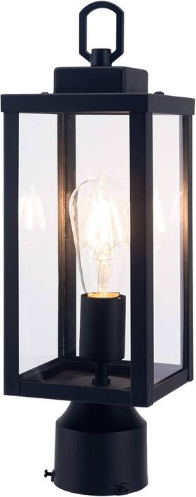 Ya-pl002 Home Products Co. Limited Outdoor Post Light Pole Lantern E26 Base 60w Max Metal Housing Plus Glass We