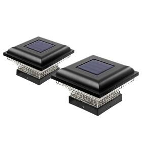 Eli1300g Home Zone Security 2 Pack Solar Post Cap Lights 12 Lumens Outdoor 4x4 Fit