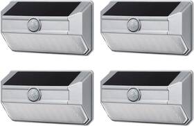 M1129 Home Zone Mesh Linkable Series 4-pack Solar Smd Led Security Wall Pack Light 80
