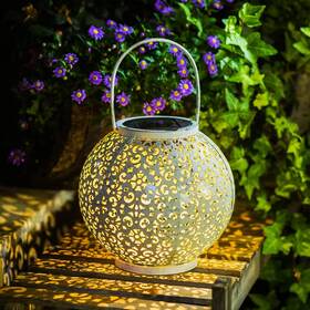 Dd526 Homeimpro Outdoor Solar Big Lantern Waterproof Hanging Garden Decorative Metal Lights L