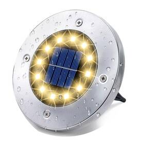 Houseofled Illuminating Dreams 860012645404 Solar Ground Lights 12 Packs Waterproof Led Garden Light