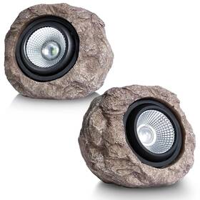 Hq-003 Hqian Sat Solar Garden Lights Outdoor Super Bright Rock Spot Ligths Out