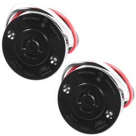 88777470412222 Hqrp 2-pack Photocell Sensor 3-pin Receptacle Switch Socket - Dusk To Dawn Outdoor