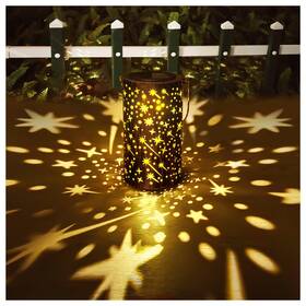 Dy206cxx Humiieye Solar Lantern Outdoor Upgraded Dynamic Star Garden Decor Ip65 Waterproof Ha