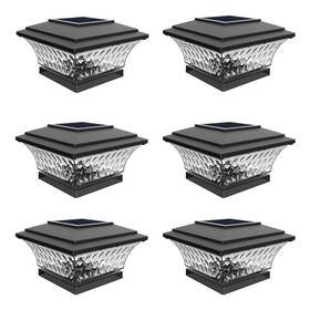 Huyieno 792332378550 Solar Cap Lights Outdoor Led Lighting Deck Fence Two Light Modes Warm