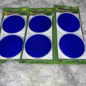 Cdrf-3b Hy-ko Reflector 3-1/4 In Dia Break Resistant Plexiglas Blue 3 Pack