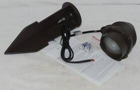 Hrl-brs1-led-3w Hydro-rain Hrl Brs1 Led 3w Landscape Spot Light Bronze Finish