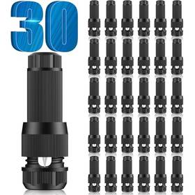 Hyj-dz-30 Hyjuan Low Voltage Wire Connectors - Outdoor Led Landscape Lighting Connector 30pack