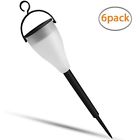 Hz0004 Intelamp New Black Solar Powered Path Lights Garden 604945064419