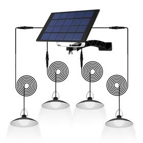 Iafenge Wlig369 Solar Pendant Shed Light Chicken Coop Indoor Lights With Remote Control 4x9