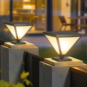 I-9143 Ibalody 2 Pack Outdoor Post Lights Ip55 Waterproof Hardwired Column Lamp Modern Led F