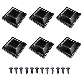 Idg-007 Idggdi 4x4 Post Caps For 3 5/8 Inch X3 Wood Fence Black Plastic