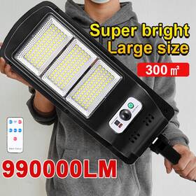 Ikaufen 883646015825 Commercial Solar Street Flood Light Led Lamp Outdoor Area Dusk To Dawn Wall