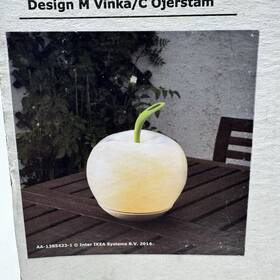 602.971.97 Ikea Solvinden Apple Battery Powered Table Patio Garden Outdoor Lamp Light Clear