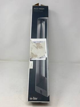In-lite 717051002366 Ace High Pathway Light Outdoor Walkway Tower 19 Inch White Open Box