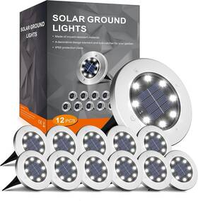 Js-dmdcold-4p-9 Incx Solar Lights For Outside Waterproof Garden Landscape Lighting Lawn