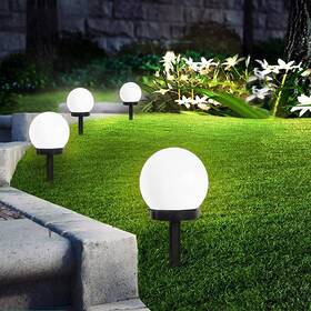 Qxd-8 Incx 8 Pack Led Solar Globe Lights For Outdoor Garden Yard Pathway And Landscape