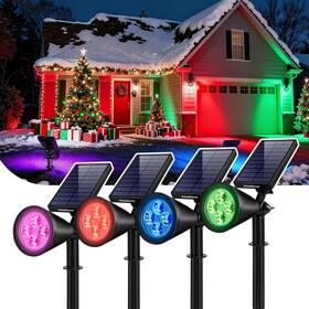 Sl04w-b Innogear Solar Lights Outdoor Waterproof Halloween Christmas Garden Lig