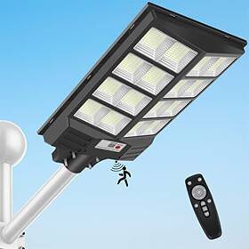 Insdea 716035119258 3200w Led Solar Street Light Motion Sensor 320000lm Ip66 Waterproof S