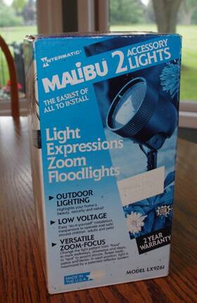 Lx9z61 Intermatic 078275002944 Malibu Lx9z Floodlight 4 Watt Landscape Lights Set Of 2