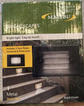 Cl905l Intermatic 078275102736 Malibu Recessed Architectural Grade Low Voltage Lighting Step Path Light