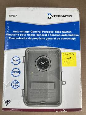 Gm40av Intermatic 078275123755 Series 40 Amp 24-hour Indoor/outdoor Wall Mounted Autovoltage