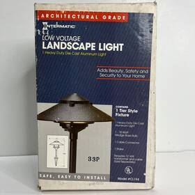 Cl194 Intermatic Malibu Metal Architectural Grade Tier Landscape Walkway Light
