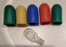 Lv281 Intermatic 5 Malibu Color Lytes Silicone Bulb Sleeves One 7 Watt Free Ship