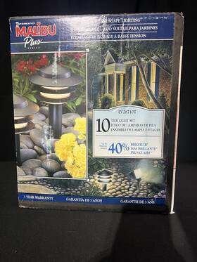 Lv28710t Intermatic New Malibu 10 Tier Ii Light Set With Timer 100ft Cable