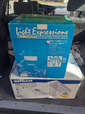 Lx10708t Intermatic New Old Stock Malibu Light Expressions 8 Pack Tier Lights And Timer