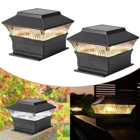Involux 745860555405 Classic Solar Post Cap Light For The Of 4x4 4x6 25 Lumens 3000k Warm W
