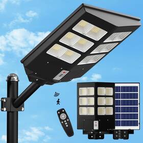 3600w Iodoo 602581408031 Solar Street Lights Outdoor Motion Sensor Wall Light - 240pcs Led True